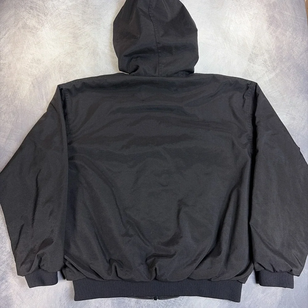 Snap-on Hooded Jacket Hat bundle Mens Large Black Embroidered Mechanic Workwear